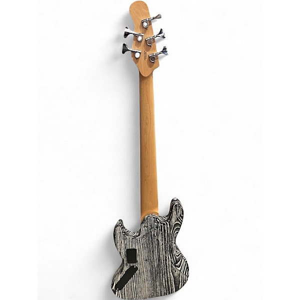 Used Michael Kelly Element Black and White Electric Bass Guitar