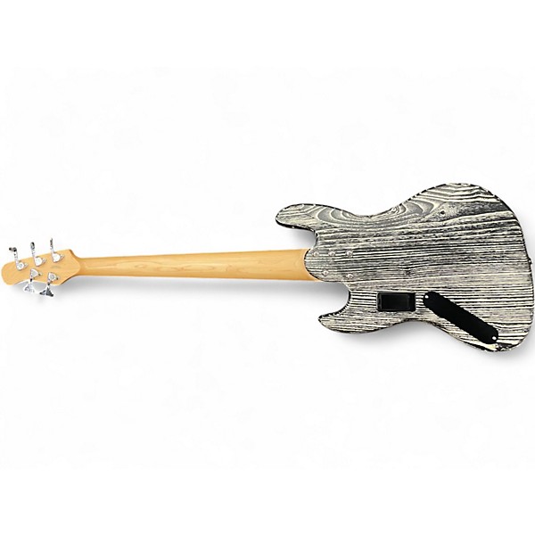 Used Michael Kelly Element Black and White Electric Bass Guitar