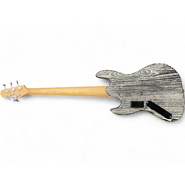 Used Michael Kelly Element Black and White Electric Bass Guitar