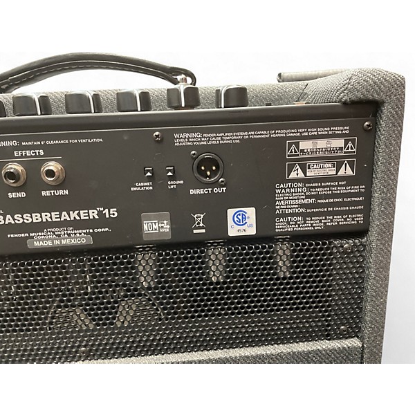 Used Fender Bassbreaker 15W Tube Guitar Amp Head
