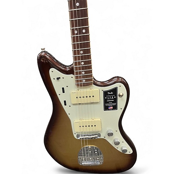 Used Fender American Ultra Jazzmaster mocha burst Solid Body Electric Guitar