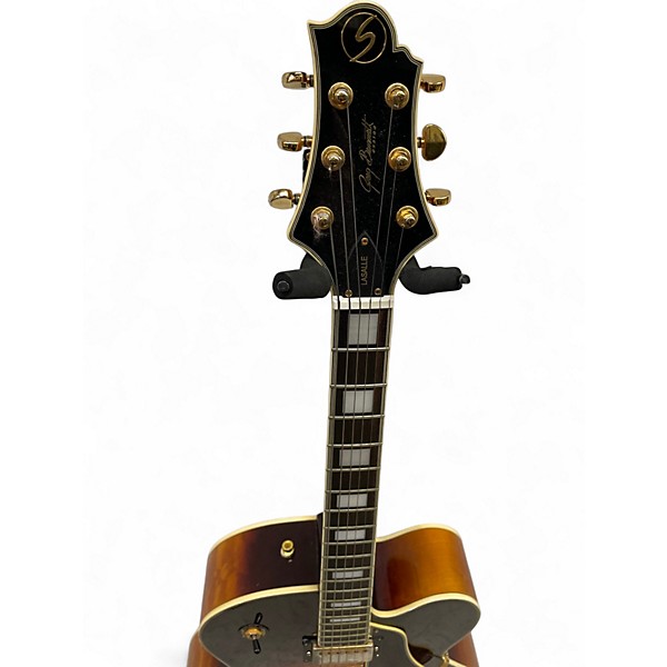 Used Greg Bennett Design by Samick JZ-2 Lasalle Sunburst Hollow Body Electric Guitar