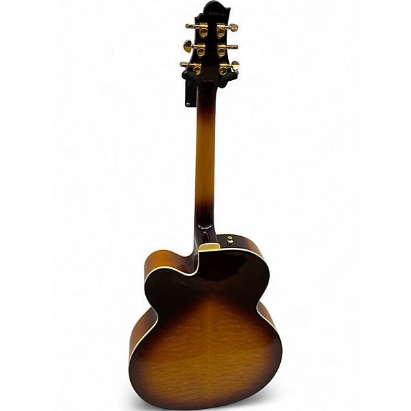 Used Greg Bennett Design by Samick JZ-2 Lasalle Sunburst Hollow Body Electric Guitar