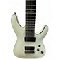 Used Schecter Guitar Research Demon 7 String White Solid Body Electric Guitar