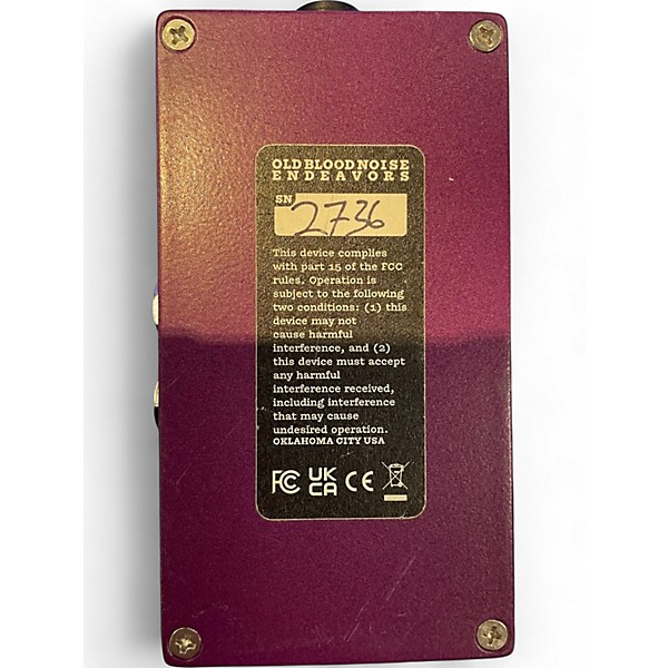 Used Old Blood Noise Endeavors Visitor Effect Pedal