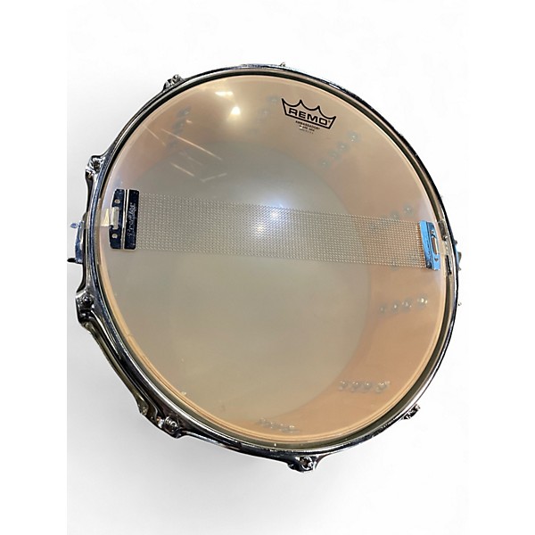 Used Premier 14X5.5 Artist Birch Snare Gold sparkle Drum