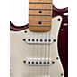 Used 2001 Fender Standard Stratocaster Left Handed Wine Red Electric Guitar