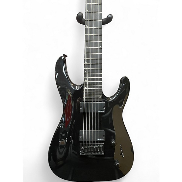 Used Jackson JS32-7 Dinky DKA 7 String Black Solid Body Electric Guitar