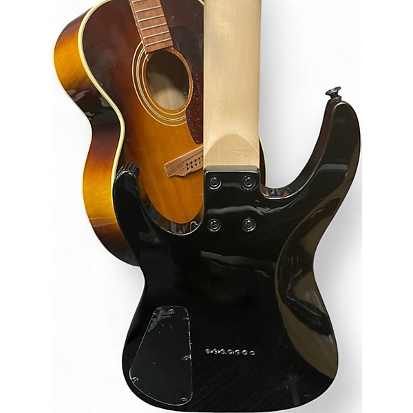 Used Jackson JS32-7 Dinky DKA 7 String Black Solid Body Electric Guitar