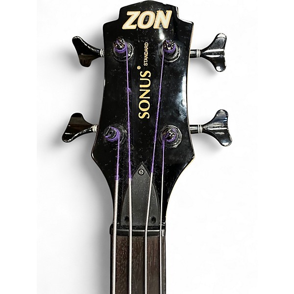 Used Zon SONUS STANDARD QUILTED NATURAL Electric Bass Guitar