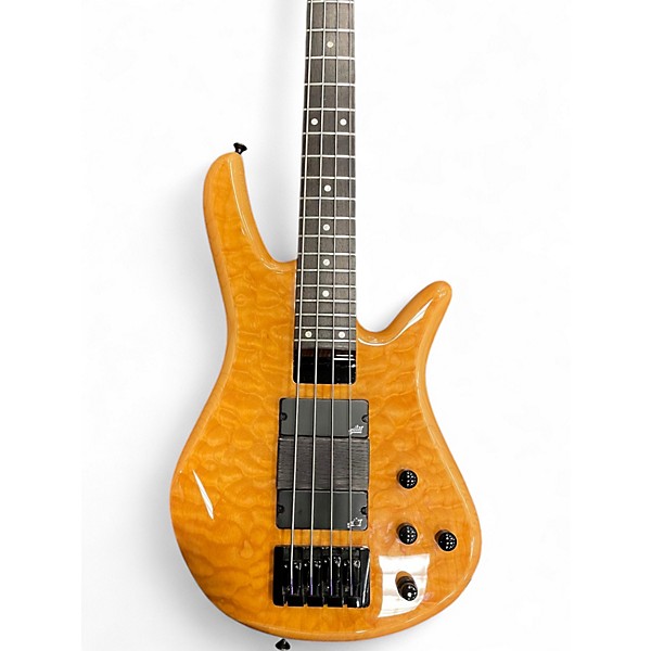 Used Zon SONUS STANDARD QUILTED NATURAL Electric Bass Guitar