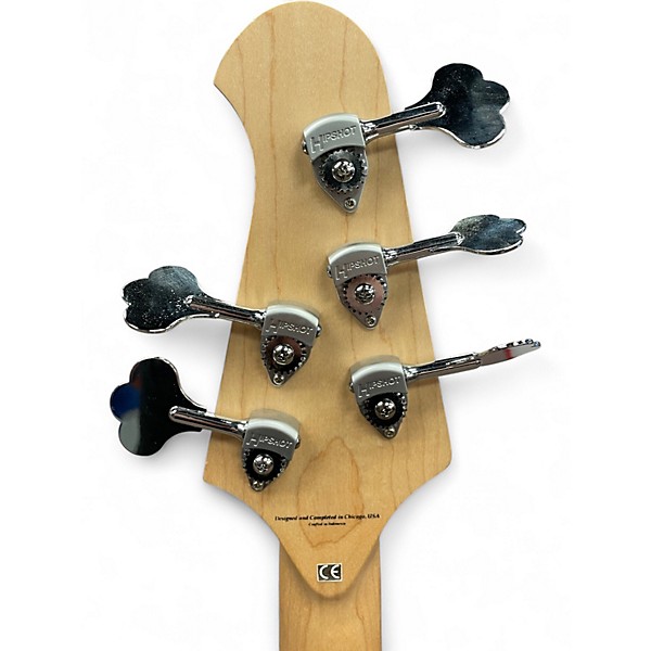 Used Lakland 55-02 Skyline Series 5 String Black Electric Bass Guitar