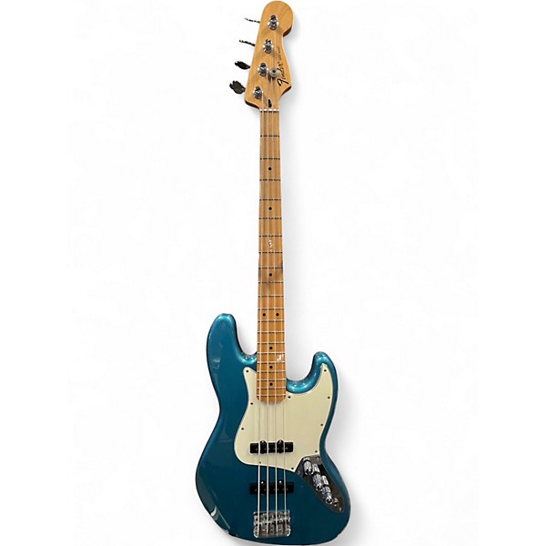 Used 2011 Fender MIM JAZZ BASS Lake Placid Blue Electric Bass Guitar