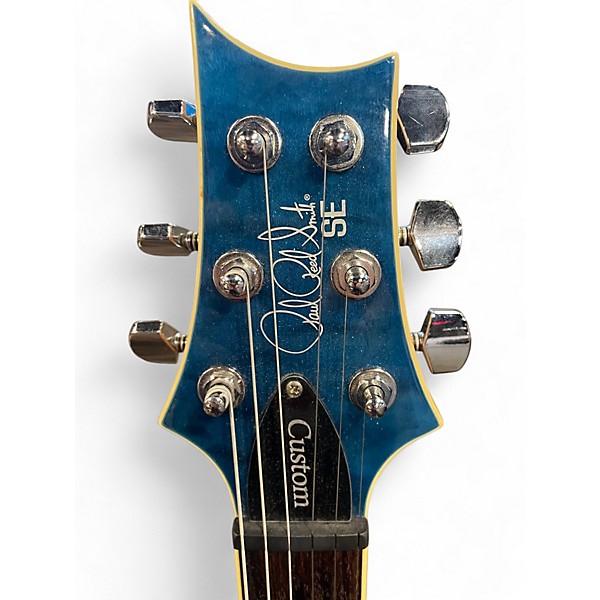 Used PRS SE Custom 22 Semi-Hollowbody Blue Agave Hollow Body Electric Guitar