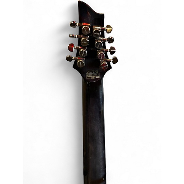 Used Schecter Guitar Research Hellraiser Hybrid C8 Black Solid Body Electric Guitar