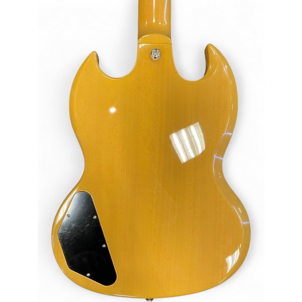 Used 2024 Epiphone SG Standard TV Yellow Solid Body Electric Guitar