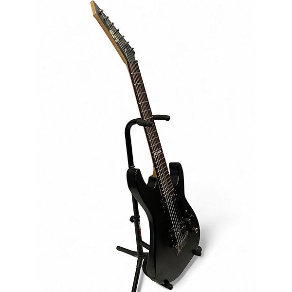 Used 2013 ESP LTD M17 7 String Satin Black Solid Body Electric Guitar