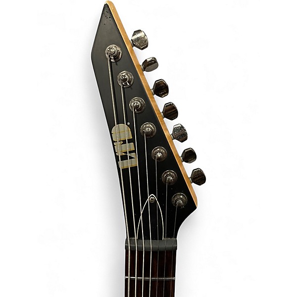 Used 2013 ESP LTD M17 7 String Satin Black Solid Body Electric Guitar