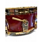 Used 1960s U.s.mercury  14in Snare drum Red sparkle Drum