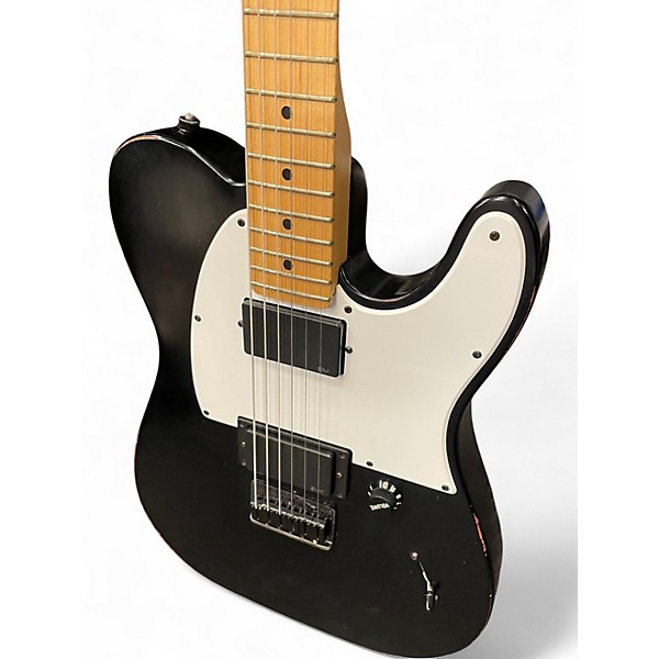 Used 2008 Fender Jim Root Signature Telecaster Black Solid Body Electric Guitar