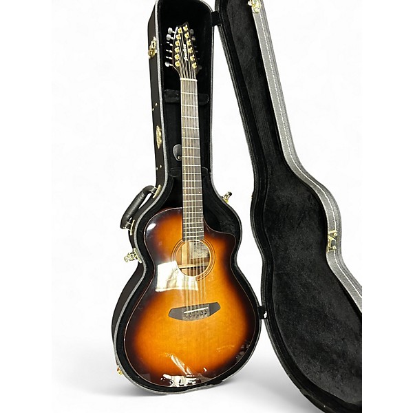 Used Breedlove Solo CN Edgeburst 12 CE Edge Burst 12 String Acoustic Electric Guitar