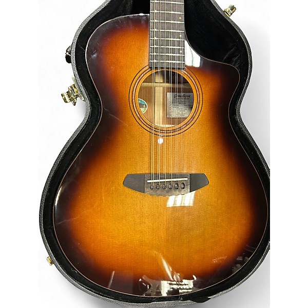 Used Breedlove Solo CN Edgeburst 12 CE Edge Burst 12 String Acoustic Electric Guitar