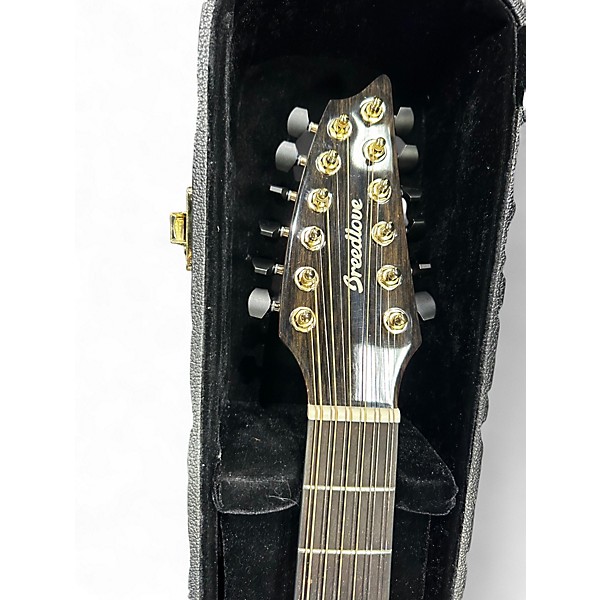 Used Breedlove Solo CN Edgeburst 12 CE Edge Burst 12 String Acoustic Electric Guitar