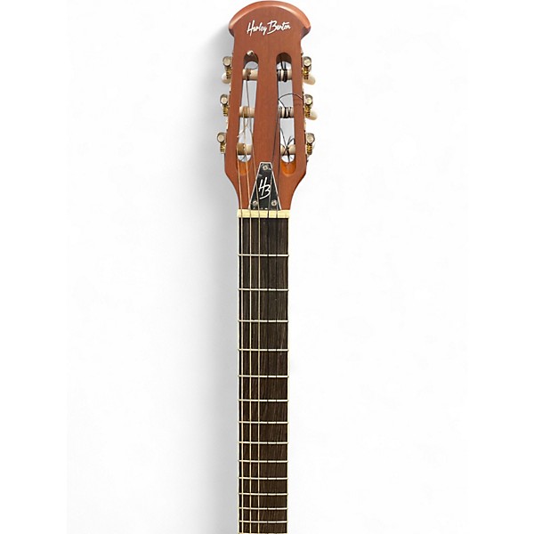 Used Harley Benton HB0-850 Blue Burst Classical Acoustic Electric Guitar