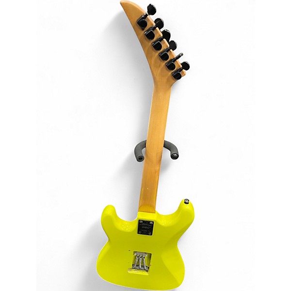 Used Kramer STRIKER ST-300 VINTAGE NEON YELLOW Solid Body Electric Guitar