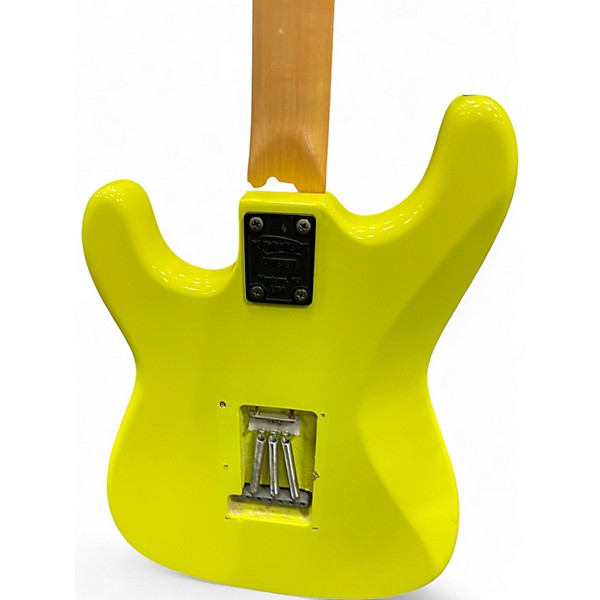 Used Kramer STRIKER ST-300 VINTAGE NEON YELLOW Solid Body Electric Guitar