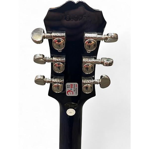 Used Epiphone Les Paul 1960 Tribute Plus Translucent Teal Solid Body Electric Guitar