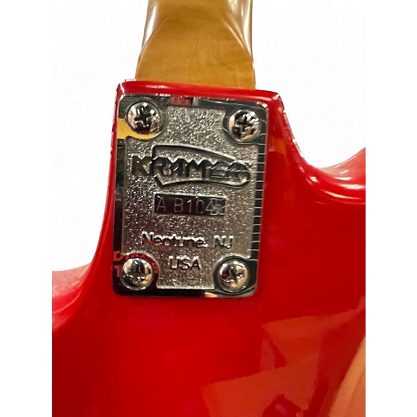 Used Kramer AERO STAR RED Solid Body Electric Guitar