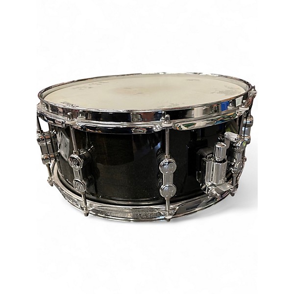 Used SONOR 14X6 AQ4 SNARE Trans Black Drum