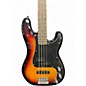 Used Squier Precision Bass 3 Color Sunburst Electric Bass Guitar