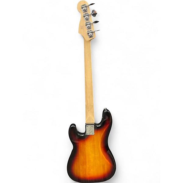 Used Squier Precision Bass 3 Color Sunburst Electric Bass Guitar