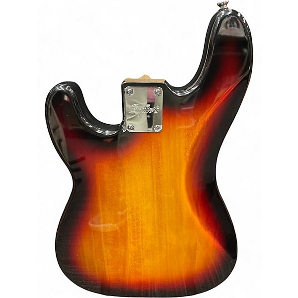 Used Squier Precision Bass 3 Color Sunburst Electric Bass Guitar