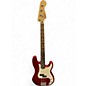 Used Squier Affinity Precision Bass Candy Apple Red Metallic Electric Bass Guitar thumbnail