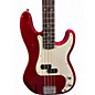 Used Squier Affinity Precision Bass Candy Apple Red Metallic Electric Bass Guitar