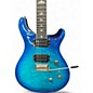 Used PRS SE Custom 24 lake blue Solid Body Electric Guitar
