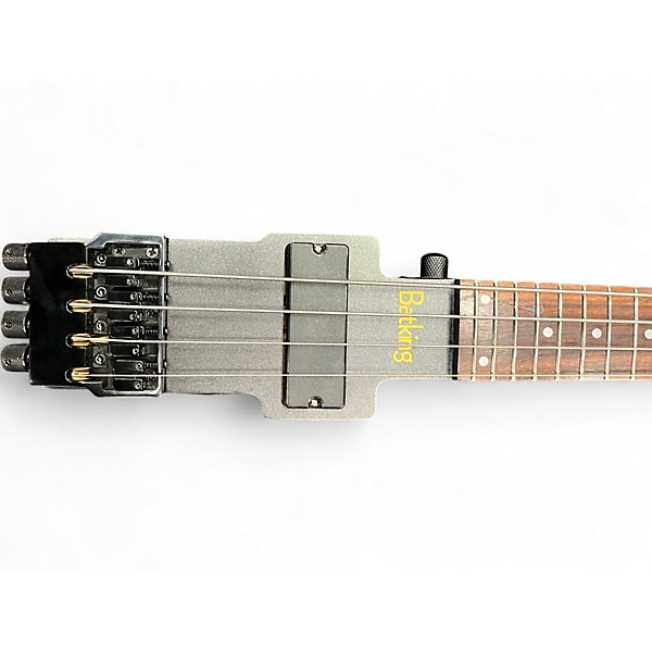 Used Batking Headless Bass Black Electric Bass Guitar