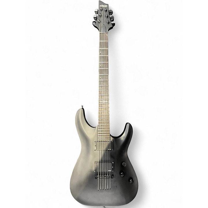 Used Schecter Guitar Research Diamond Series PT Black Solid Body