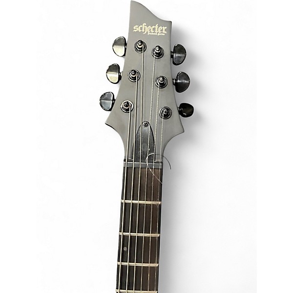 Used Schecter Guitar Research Diamond Series PT Black Solid Body Electric Guitar