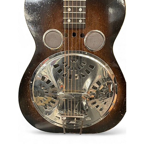 Used Dobro Resonator Vintage Natural Resonator Guitar
