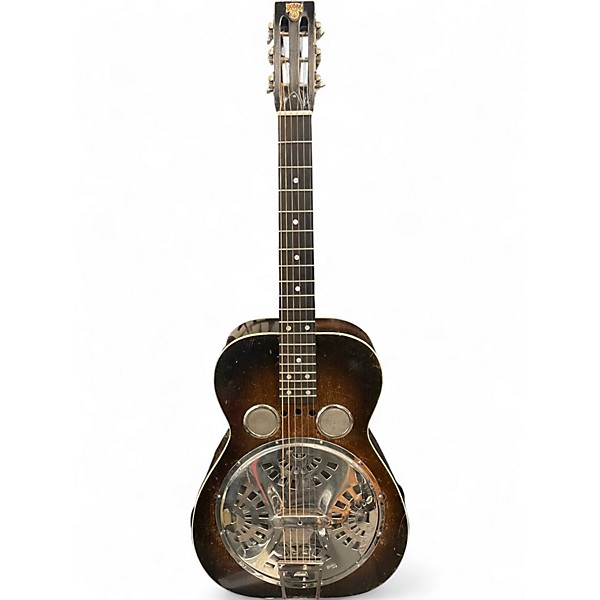 Used Dobro Resonator Vintage Natural Resonator Guitar