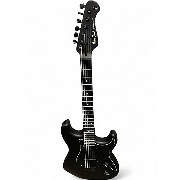 Used Harley Benton Fusion Black Solid Body Electric Guitar
