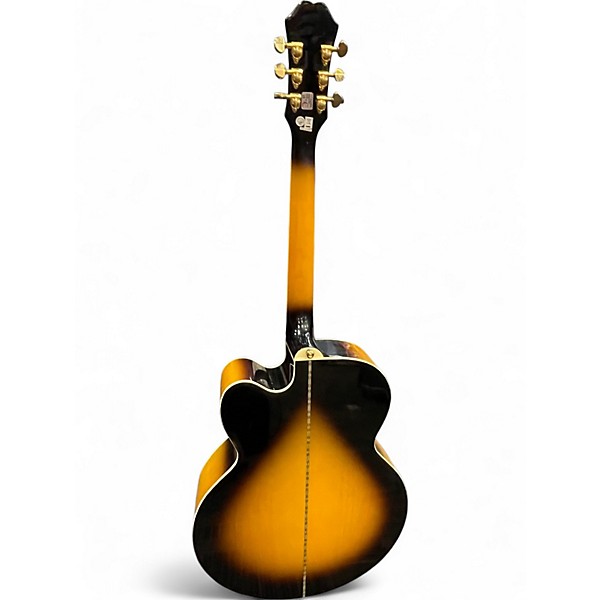 Used Epiphone J200EC STUDIO Vintage Sunburst Acoustic Electric Guitar