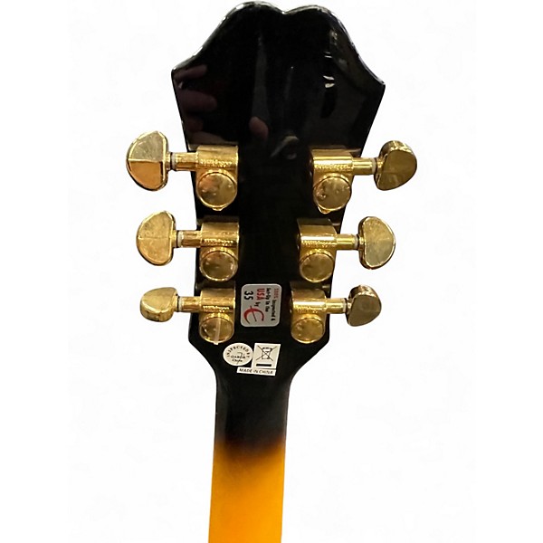 Used Epiphone J200EC STUDIO Vintage Sunburst Acoustic Electric Guitar