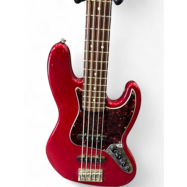 Used Fender Jazz Bass Red Electric Bass Guitar