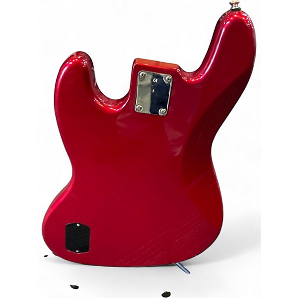 Used Fender Jazz Bass Red Electric Bass Guitar