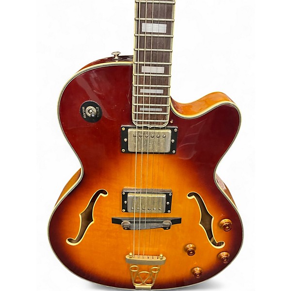 Used Epiphone Joe Pass Emperor Vintage Sunburst Hollow Body Electric Guitar